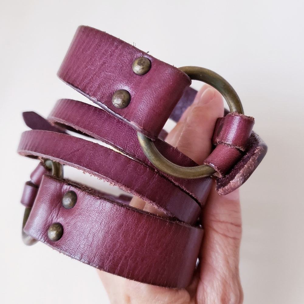 Vintage Linea Pelle Collection Leather Belt